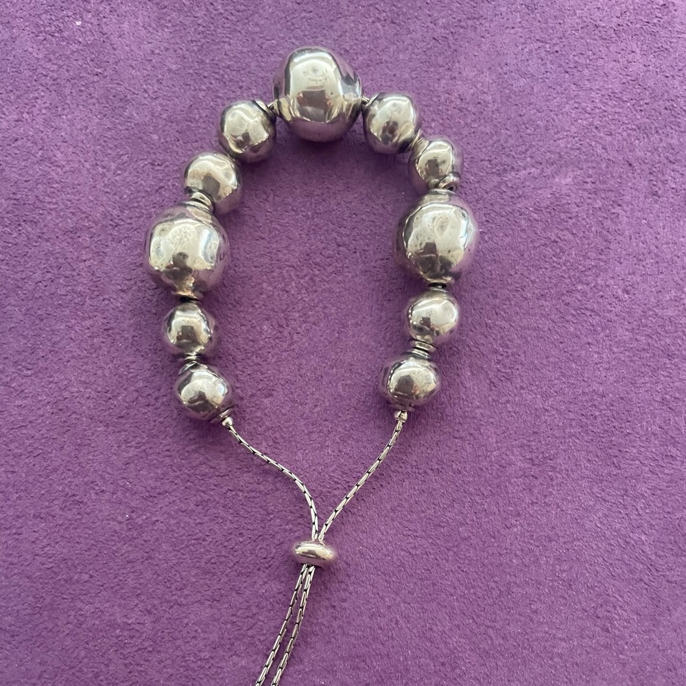 Grace & Heart .925 Sterling Silver “Bauble Bracelet) Nickel Free